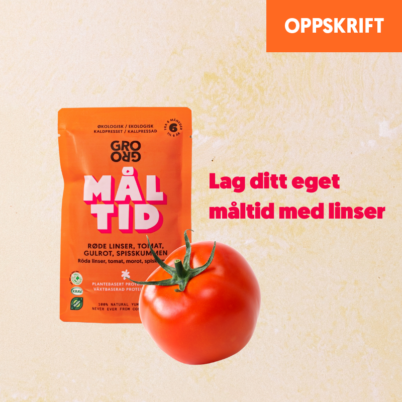 Måltid til baby fra 6mnd