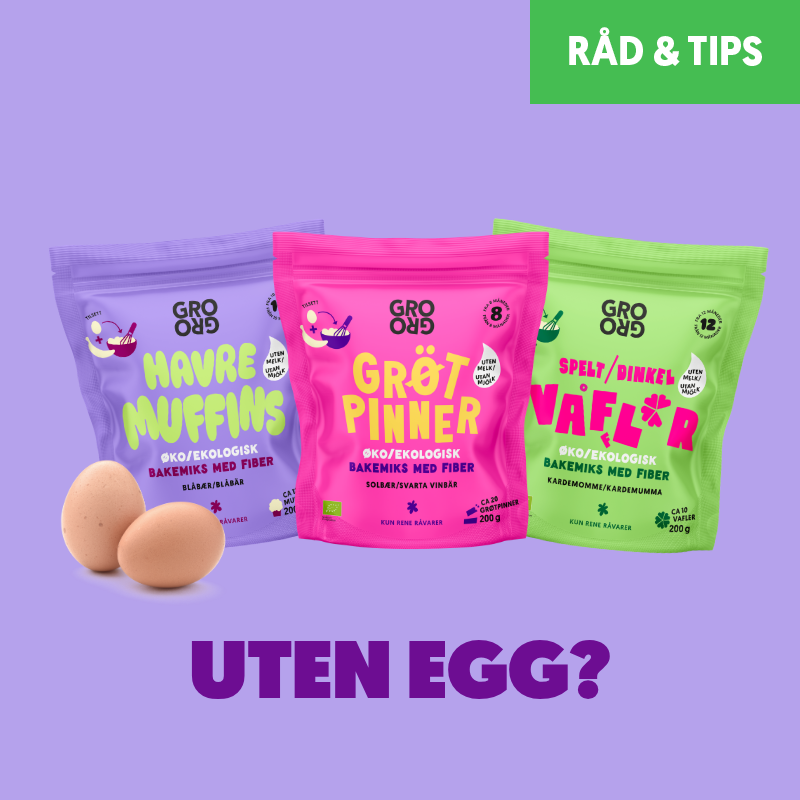 Bake uten egg? Slik går du frem