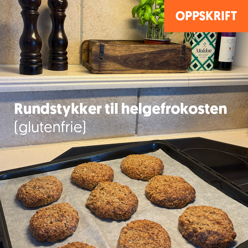 Rundstykker til helgefrokosten (glutenfrie)