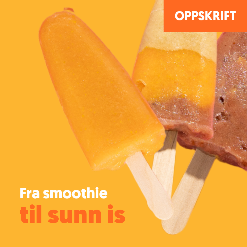 Lag sunn og hjemmelaget is til barn med GroGro Smoothie 🍦☀️