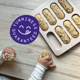 Grøtpinner med solbær og eple